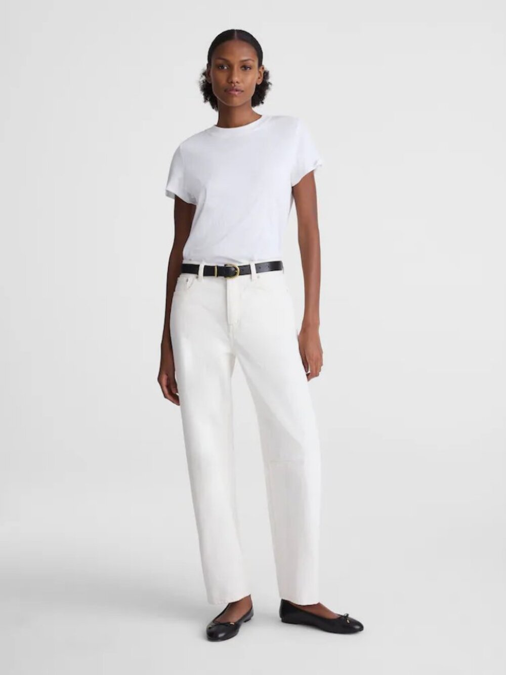 Madewell The Darted Barrel-Leg Jean • size 27 • NWT • NS123